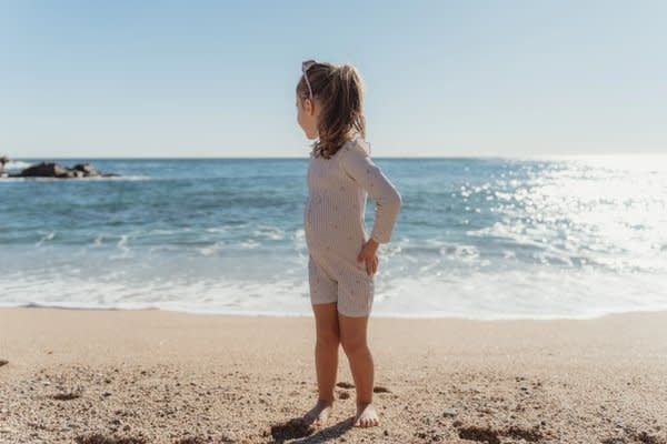 Little Dutch Zwempak lange mouwen Dreamy Stripes