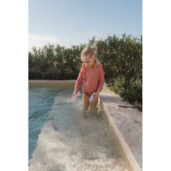 Little Dutch Zwem shirt lange mouwen Dreamy Pink Sparkle