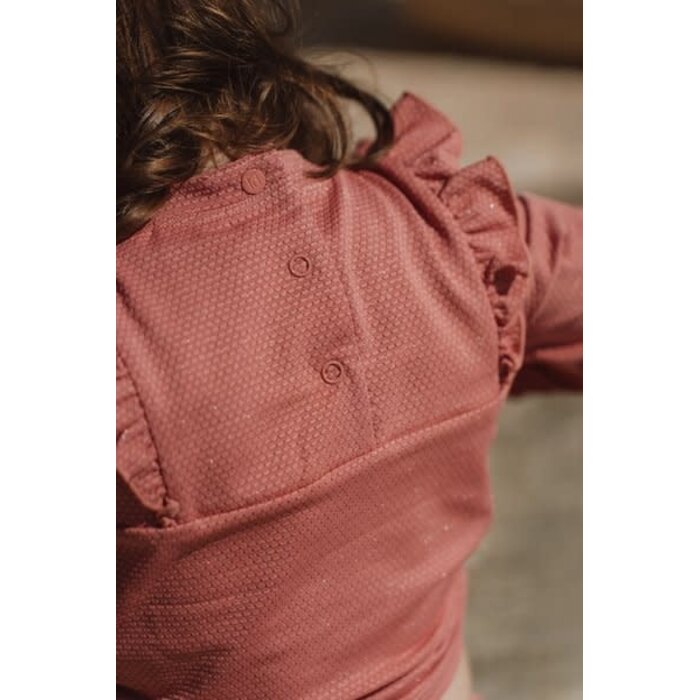 Little Dutch Zwem shirt lange mouwen Dreamy Pink Sparkle