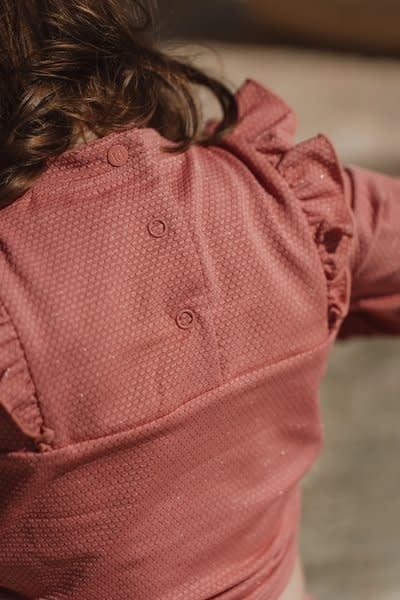 Little Dutch Zwem shirt lange mouwen Dreamy Pink Sparkle