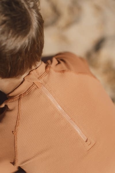 Little Dutch Zwem shirt korte mouwen Sunny Brown