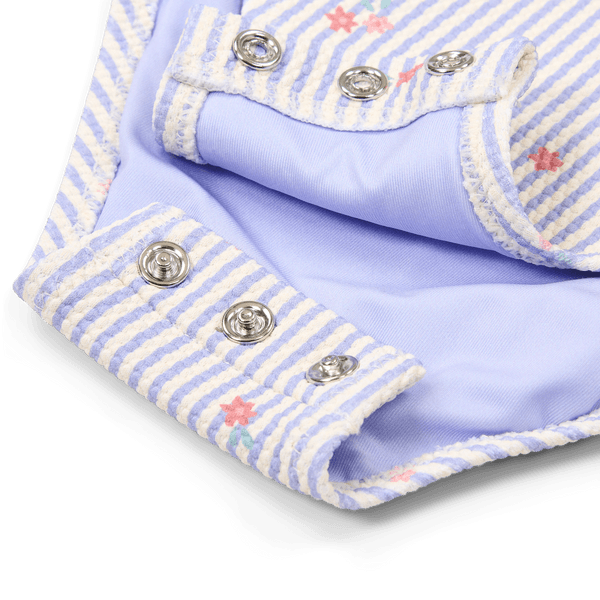 Little Dutch Badpak met ruches Dreamy Stripes