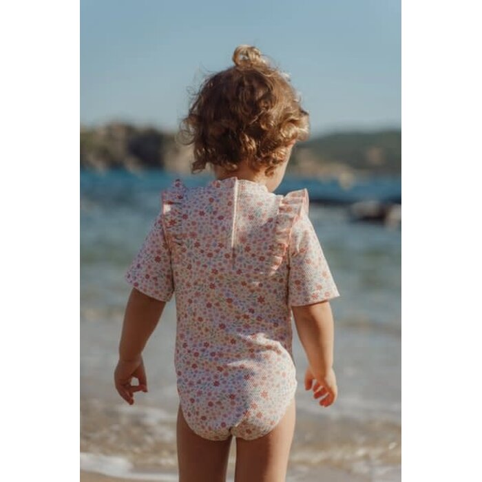 Little Dutch Badpak met korte mouwen Dreamy Flowerfield