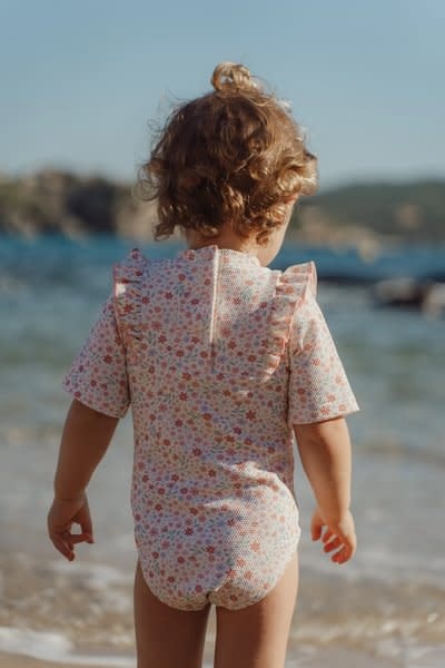 Little Dutch Badpak met korte mouwen Dreamy Flowerfield