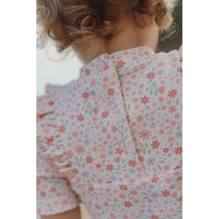 Little Dutch Badpak met korte mouwen Dreamy Flowerfield