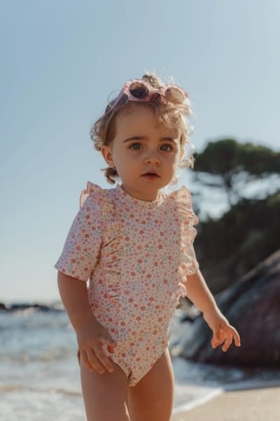 Little Dutch Badpak met korte mouwen Dreamy Flowerfield