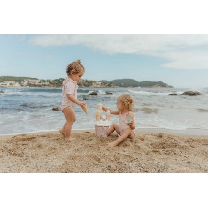 Little Dutch Badpak met korte mouwen Dreamy Flowerfield