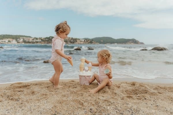 Little Dutch Badpak met korte mouwen Dreamy Flowerfield