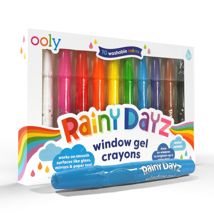 Ooly Ooly – Rainy Dayz Gel Crayons (Set of 10)