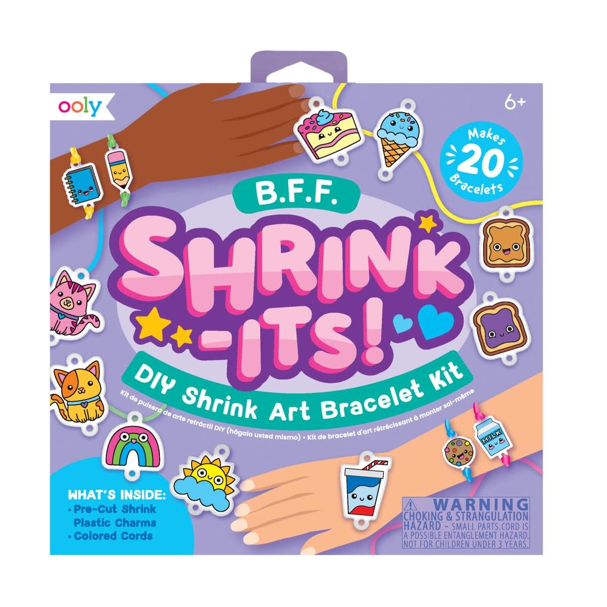 Ooly Ooly – Shrink-Its! D.I.Y. Shrink Art Bracelets Kit – B.F.F.