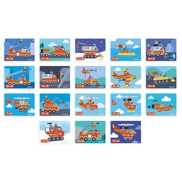 Janod Janod Magnetibook – Brandweer