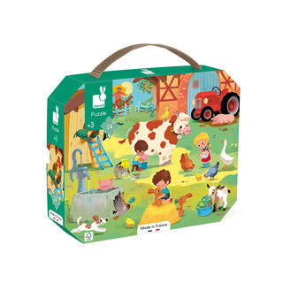 Janod Janod Puzzel – Op de Boerderij 24 stukjes