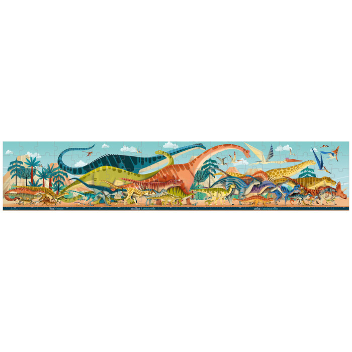 Janod Janod Dino – Puzzel Panorama Dino 100 stukjes