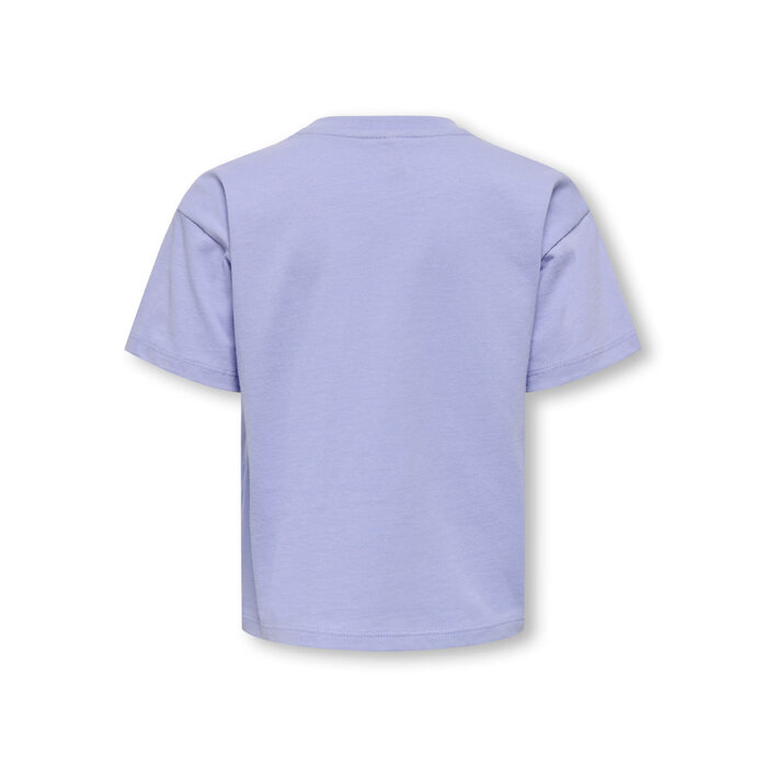 Kids Only KMGPETAL SS LOOSE PRINTED TEE JRS Purple