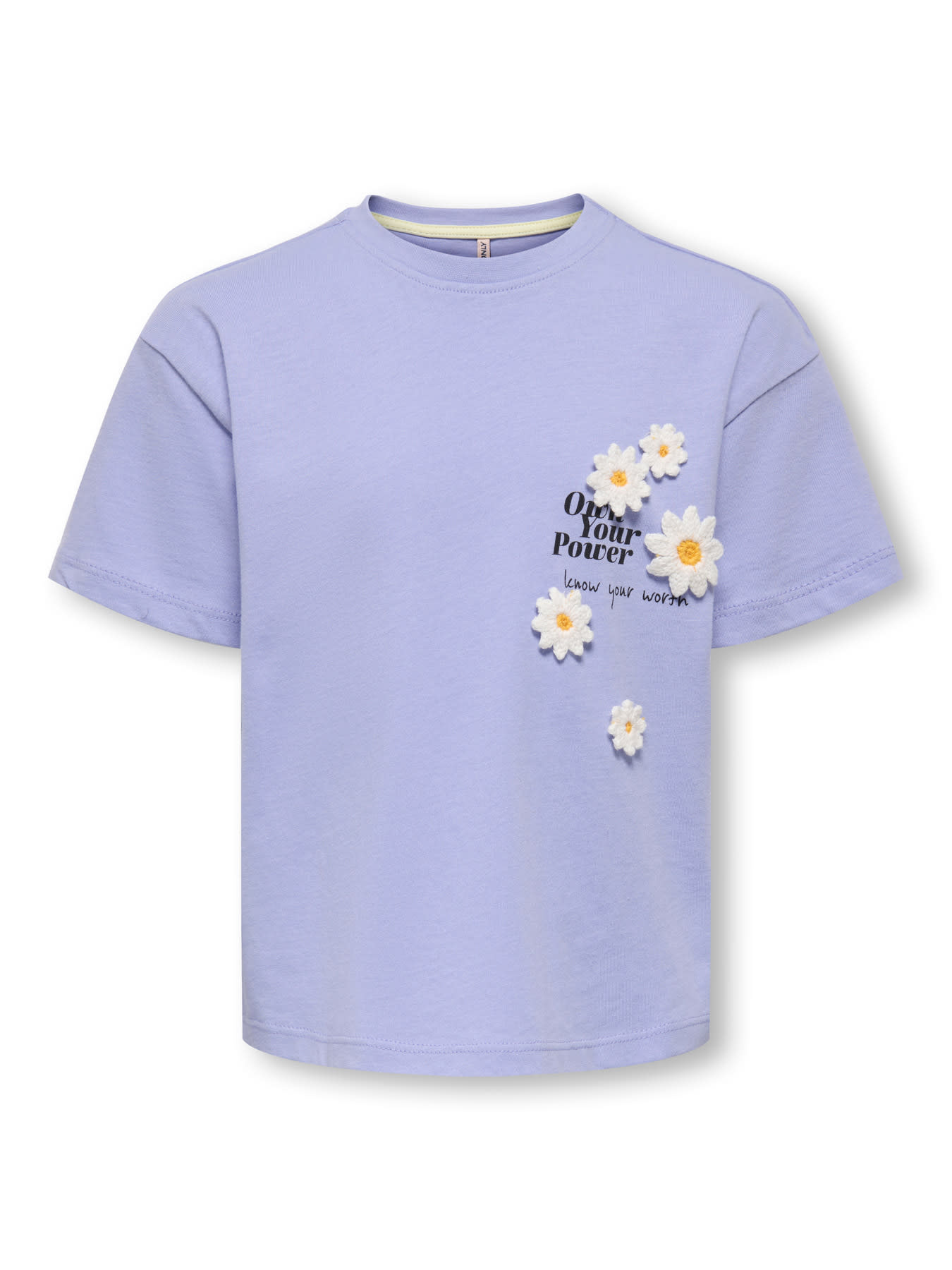 Kids Only KMGPETAL SS LOOSE PRINTED TEE JRS Purple