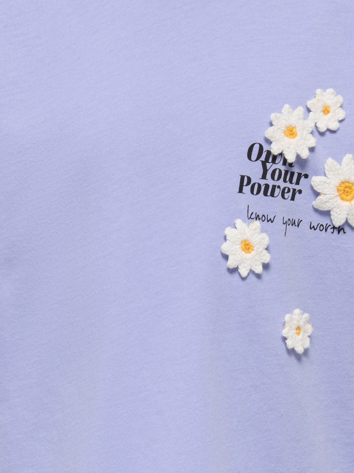 Kids Only KMGPETAL SS LOOSE PRINTED TEE JRS Purple