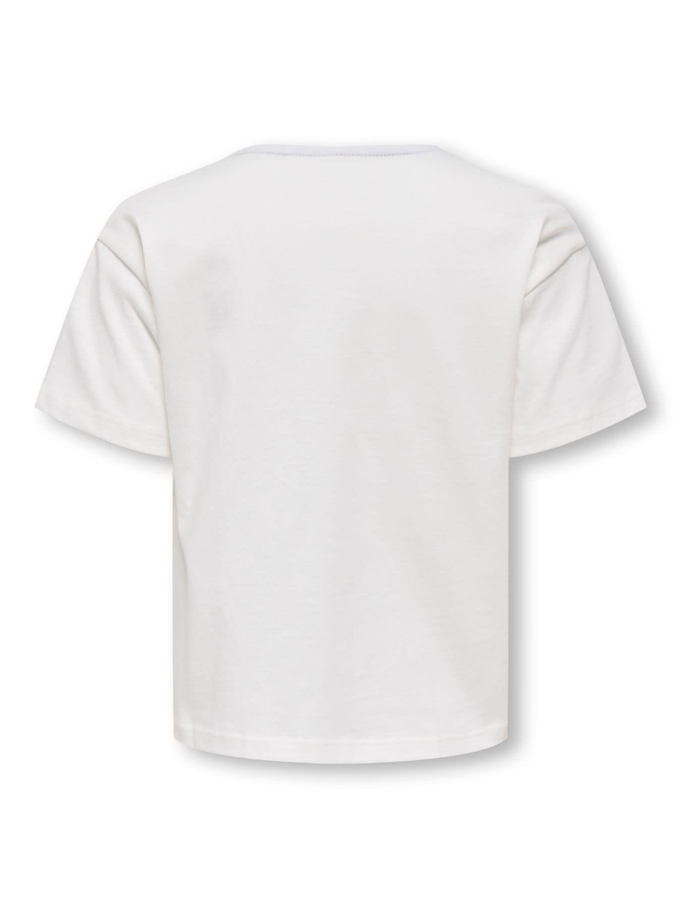 Kids Only KMGPETAL SS LOOSE PRINTED TEE JRS White