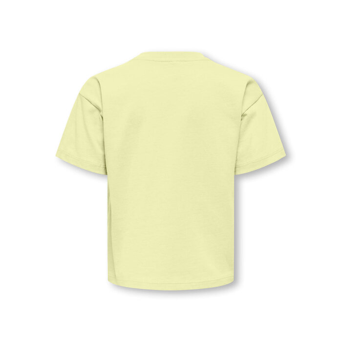 Kids Only KMGPETAL SS LOOSE PRINTED TEE JRS Yellow