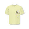 KMGPETAL SS LOOSE PRINTED TEE JRS Yellow