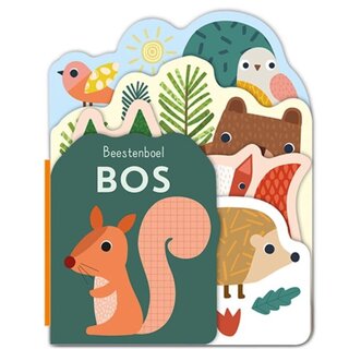 Lantaarn publishers Vormkartonboek - Beestenboel Bos