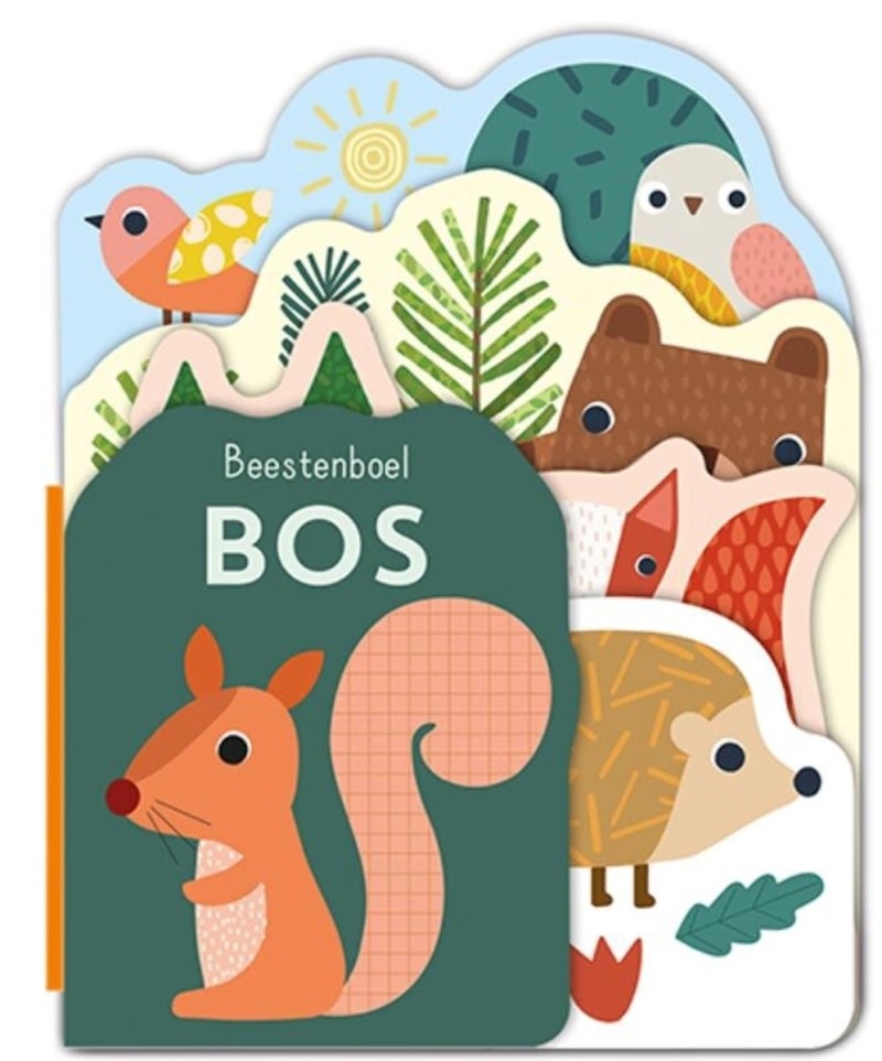Lantaarn publishers Vormkartonboek - Beestenboel Bos