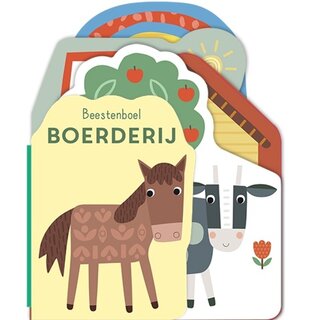 Lantaarn publishers Vormkartonboek -Beestenboel Boerderij