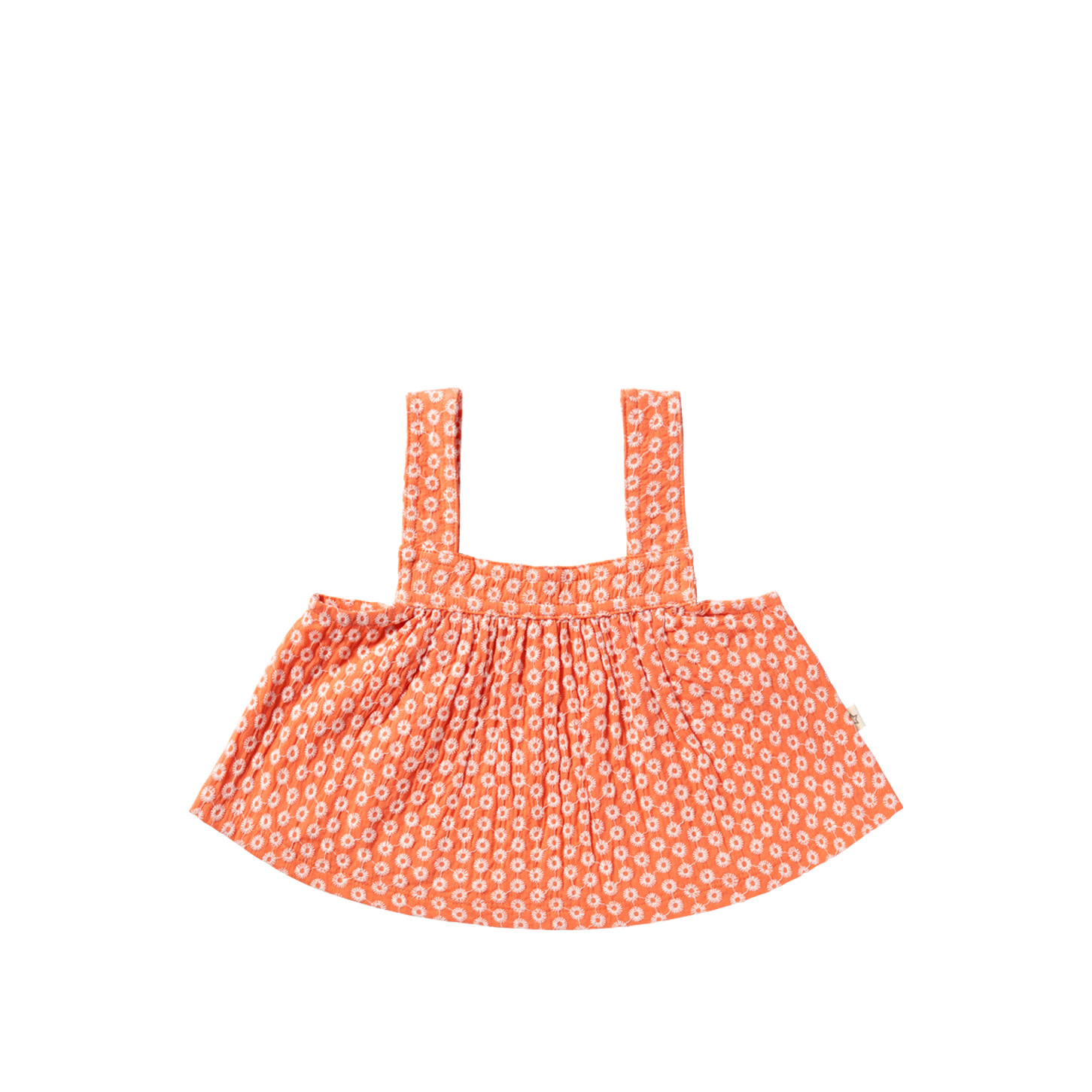 Your Wishes Broderie | Summer Top Coral