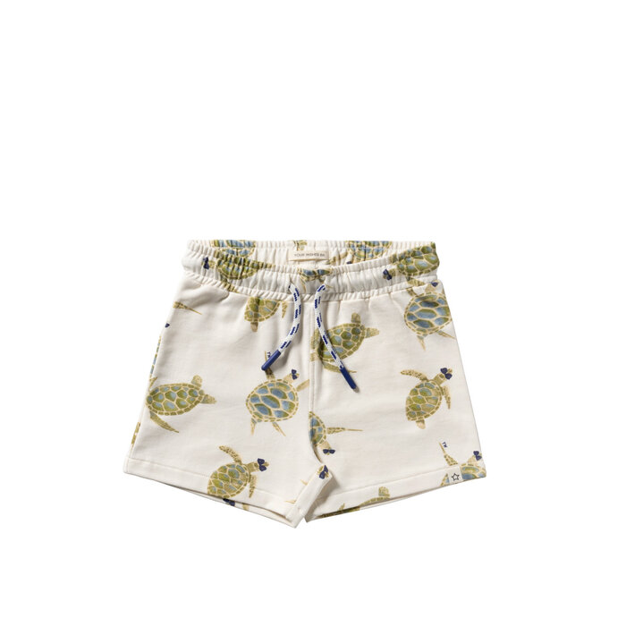 Your Wishes Cool Turtle | Relaxed Shorts Antique White