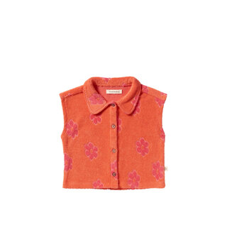 Your Wishes Flower Terry | Summer Vest Coral