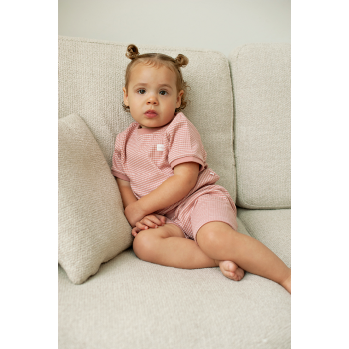 Feetje Shortama wafel - Summer Special Mauve