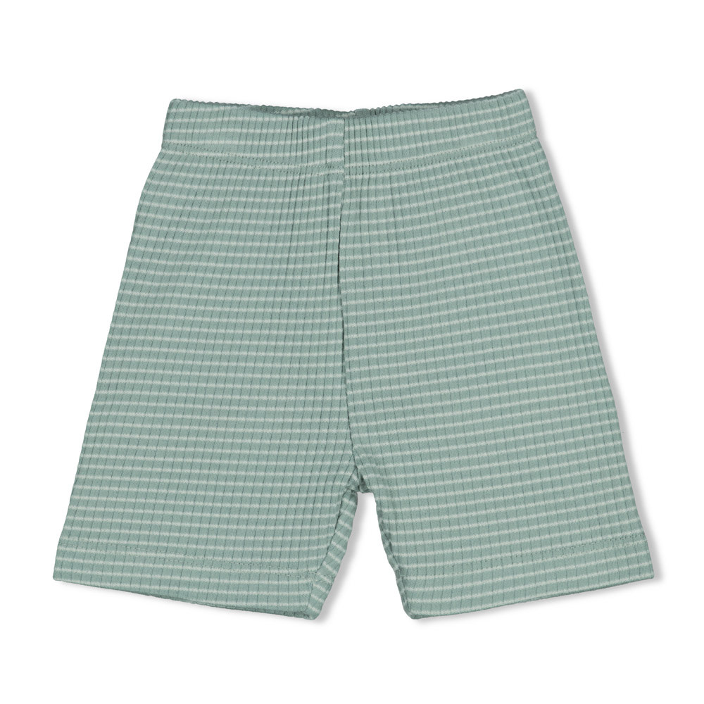 Feetje Shortama wafel - Summer Special Zeegroen