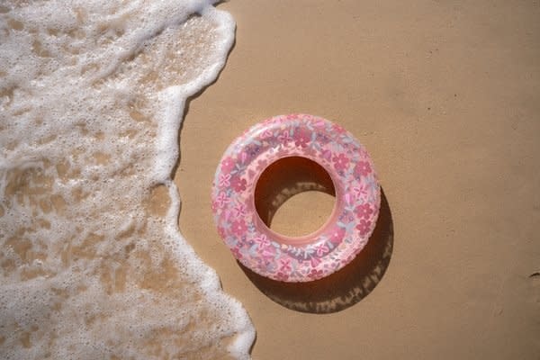 Little Dutch Zwemring Pink Flowers 50 cm