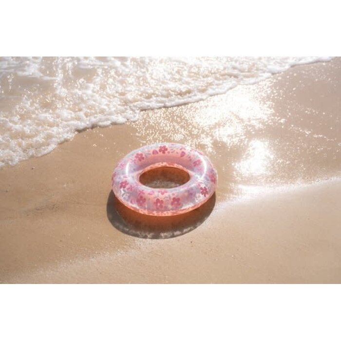 Little Dutch Zwemring Pink Flowers 50 cm