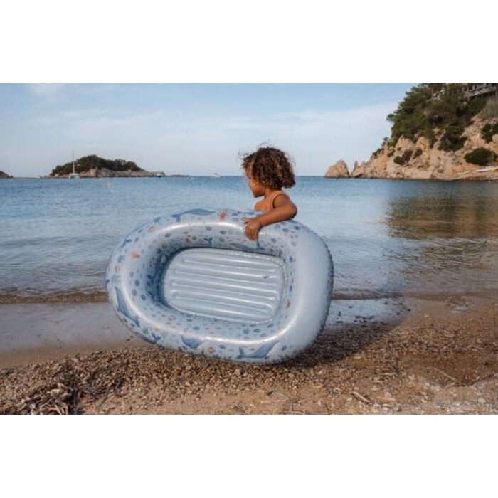 Little Dutch Opblaasboot - Blauw - Ocean World