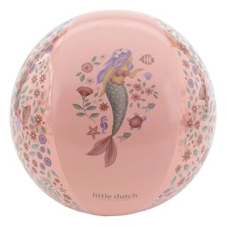 Little Dutch Strandbal - Roze - Dreamy Mermaid
