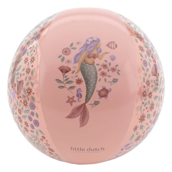 Little Dutch Strandbal - Roze - Dreamy Mermaid