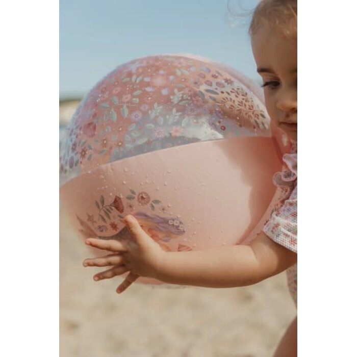 Little Dutch Strandbal - Roze - Dreamy Mermaid