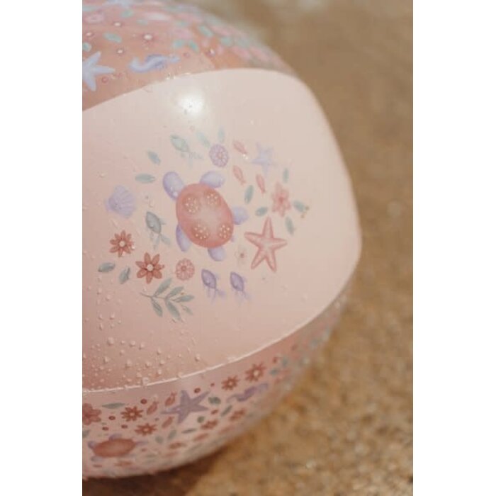 Little Dutch Strandbal - Roze - Dreamy Mermaid