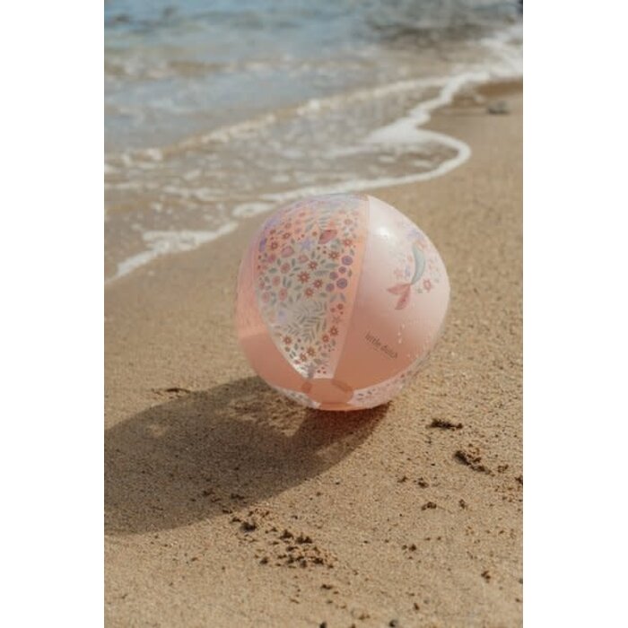 Little Dutch Strandbal - Roze - Dreamy Mermaid