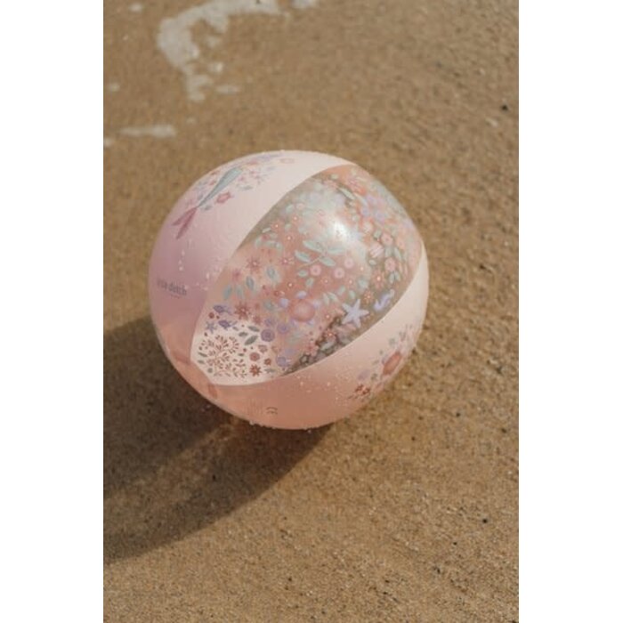 Little Dutch Strandbal - Roze - Dreamy Mermaid