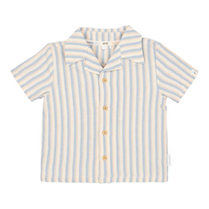 Little Dutch Blouse korte mouw Multi Stripe
