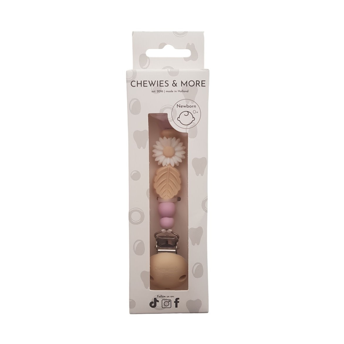 Chewies & more Newborn Daisy Clip Lilac