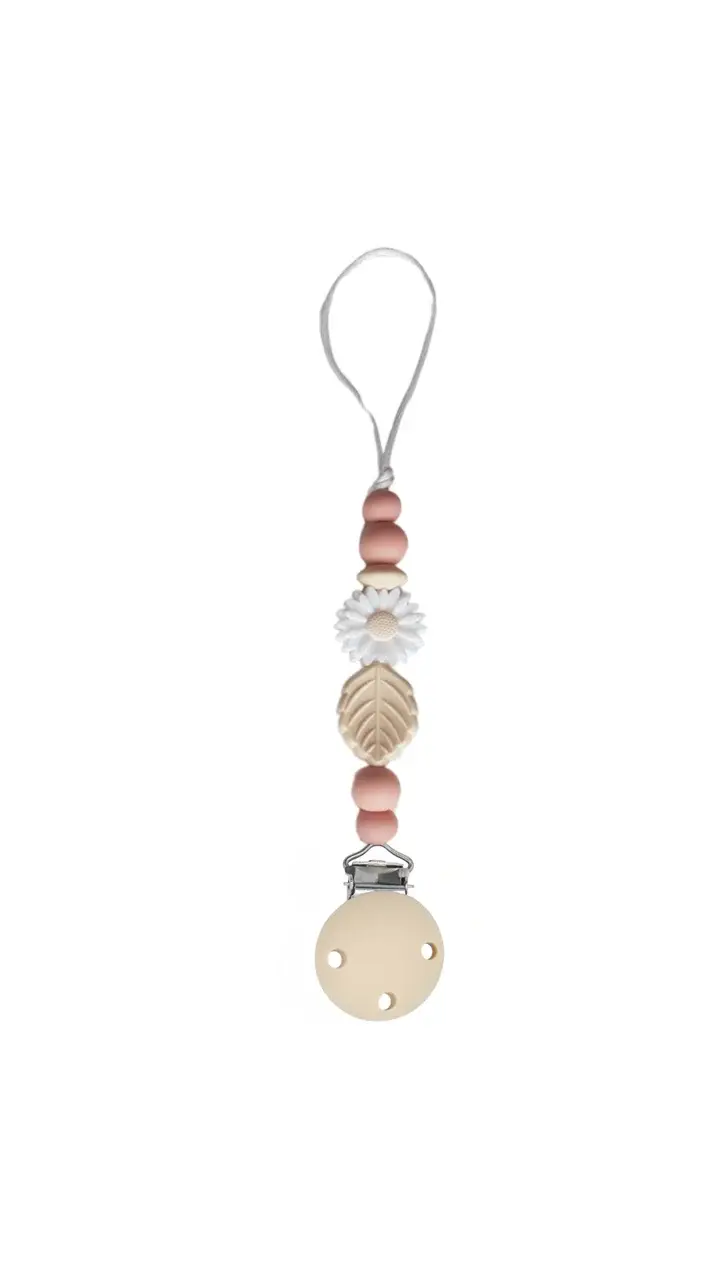 Chewies & more Newborn Daisy Clip Peachy