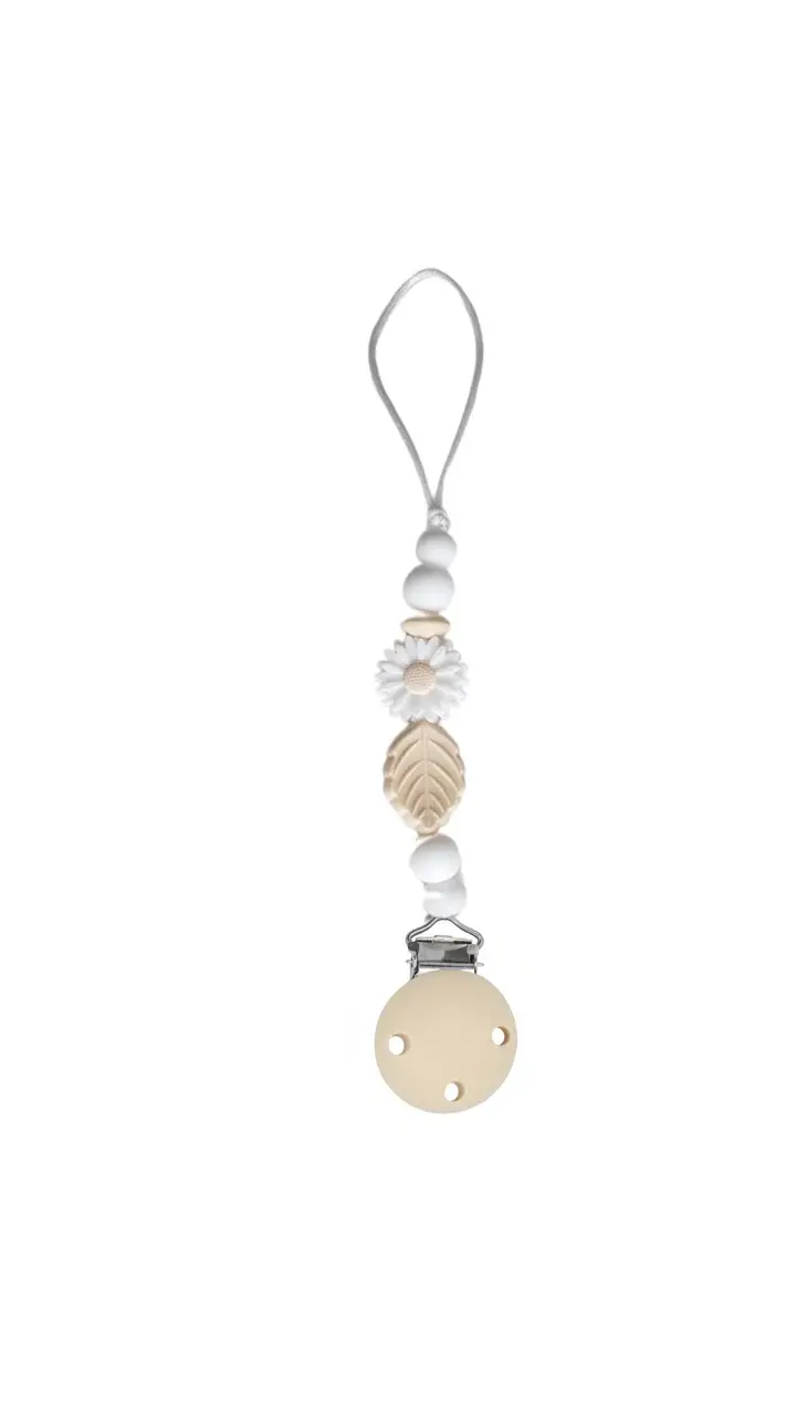 Chewies & more Newborn Daisy Clip White