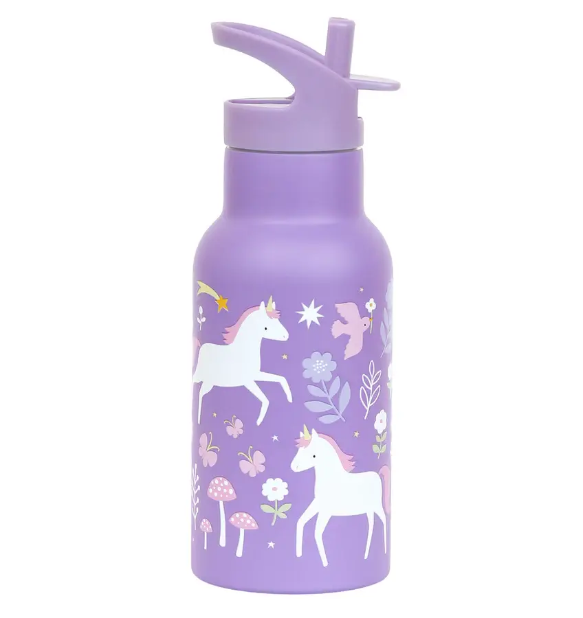 A Little Lovely Company RVS drinkfles: Unicorn Dreams