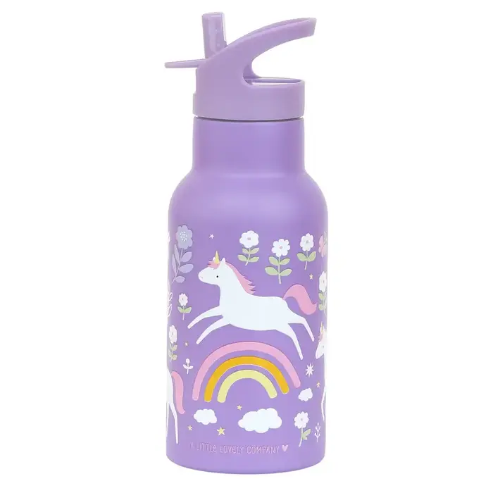 A Little Lovely Company RVS drinkfles: Unicorn Dreams