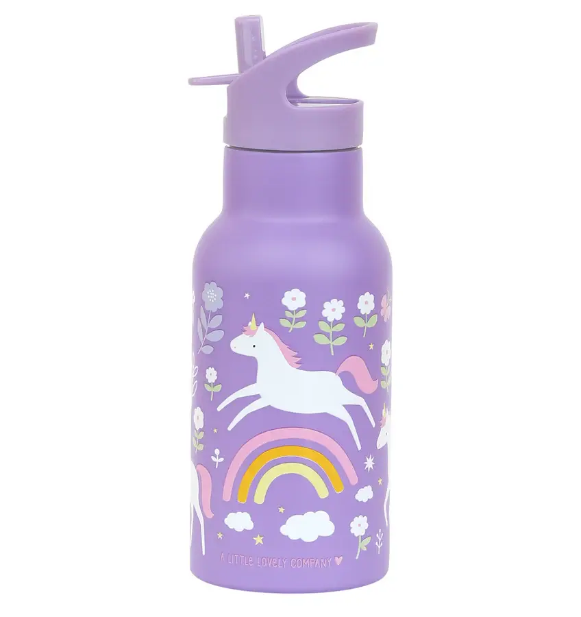 A Little Lovely Company RVS drinkfles: Unicorn Dreams