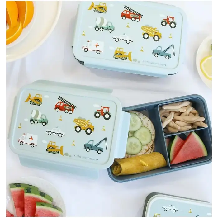 A Little Lovely Company Bento lunch box: Voertuigen