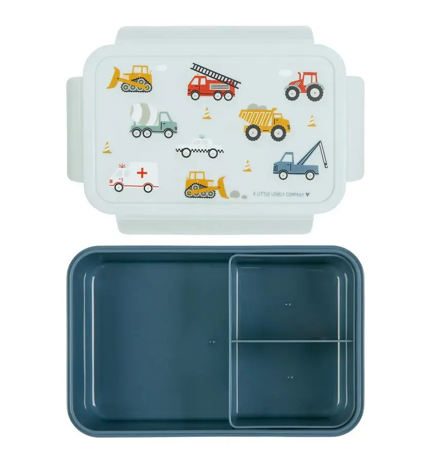 A Little Lovely Company Bento lunch box: Voertuigen