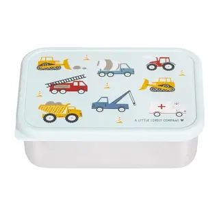 A Little Lovely Company RVS lunch box: Voertuigen